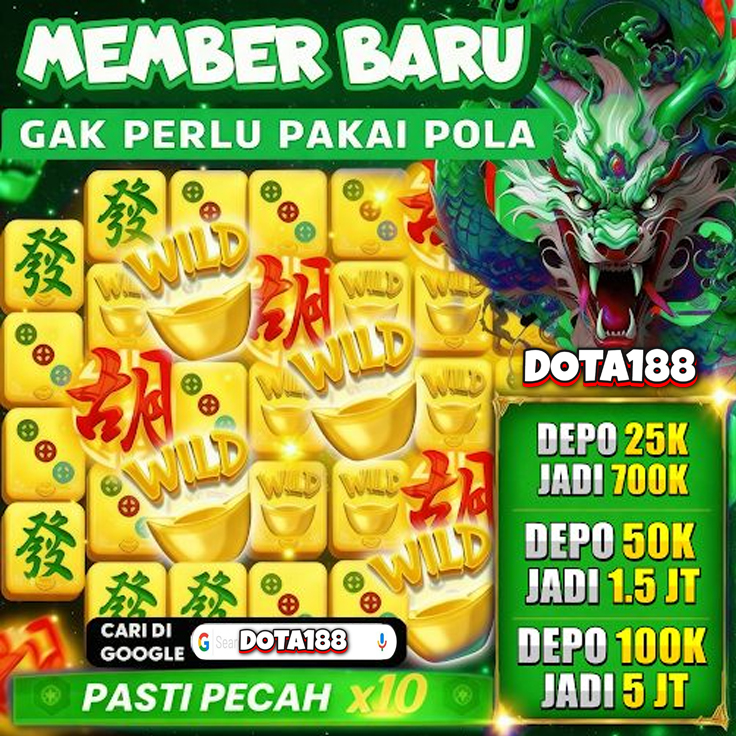 Dota188 : Member Baru Gak Perlu Pakai Pola by Hey siriusly